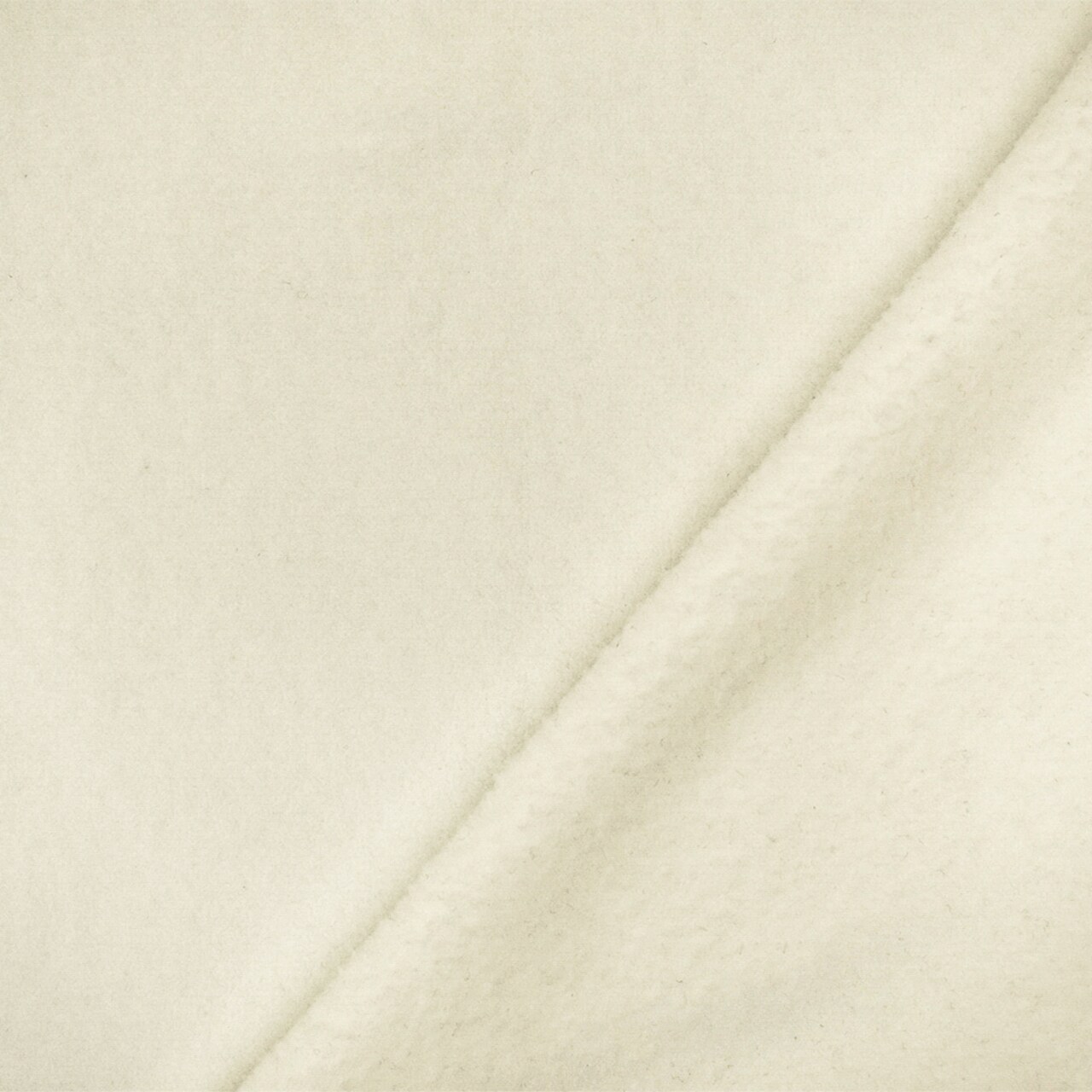 Off-White Polyester Heavy Weight Polartec Wind Pro Knit Fabric By the Yard